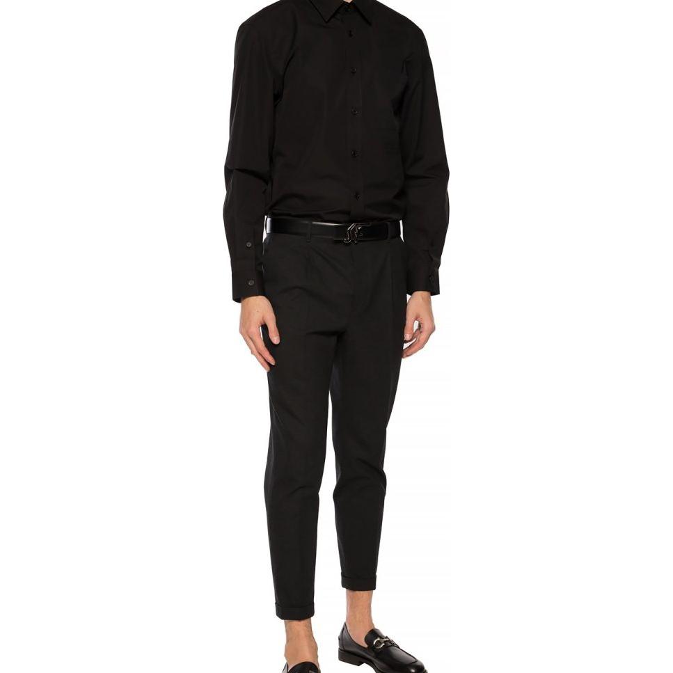 Burberry  Black Long Sleeve Casual Shirt with Single-Breasted Design. 80261521 圖 3