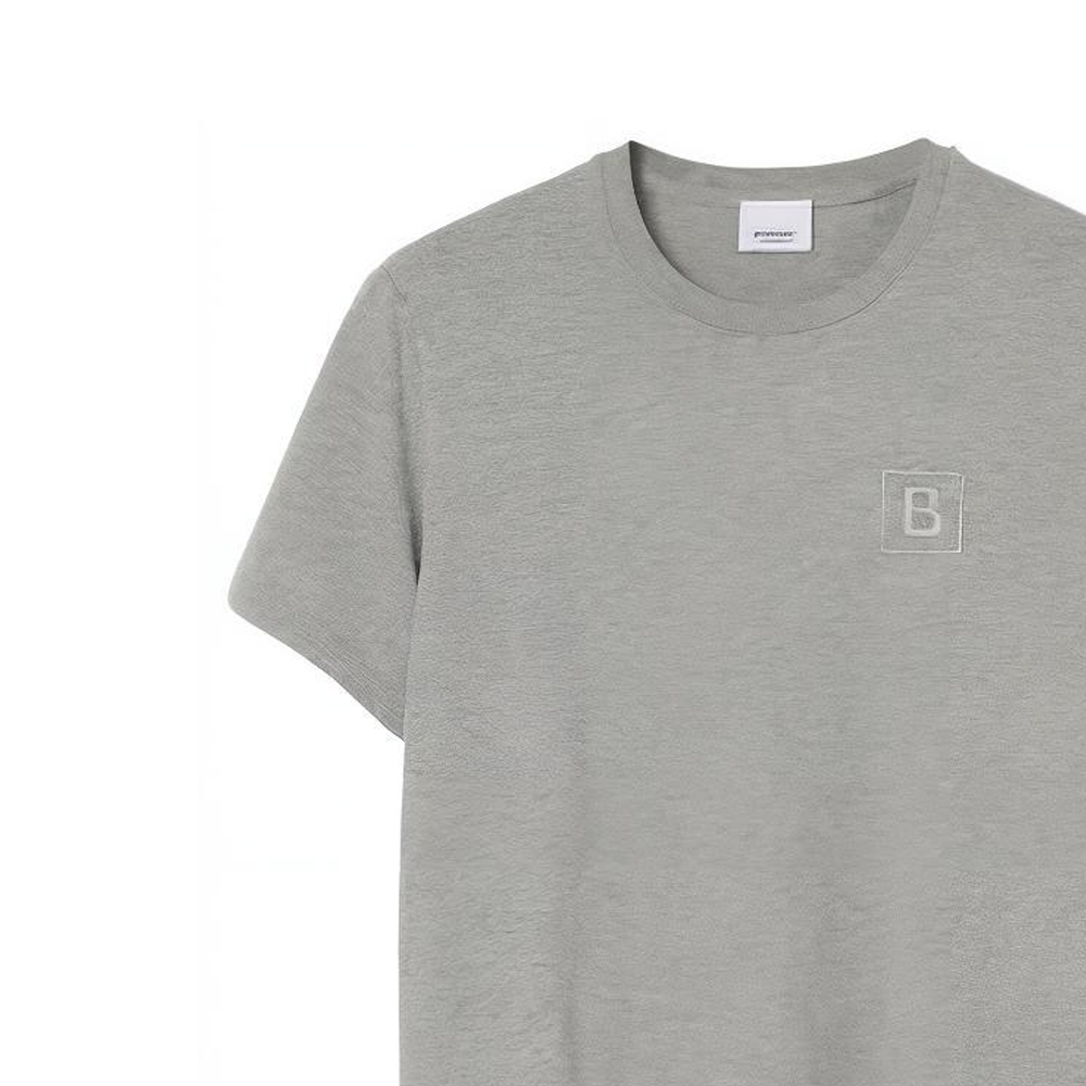 Details for Burberry Kaos Hitam Longgar Leher Bulat dengan Cetak Huruf. 80695361