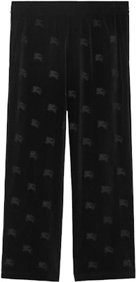 Burberry 黑色寬鬆彈性腰休閒長褲. 8070001 Order Burberry 黑色寬鬆彈性腰休閒長褲. 8070001