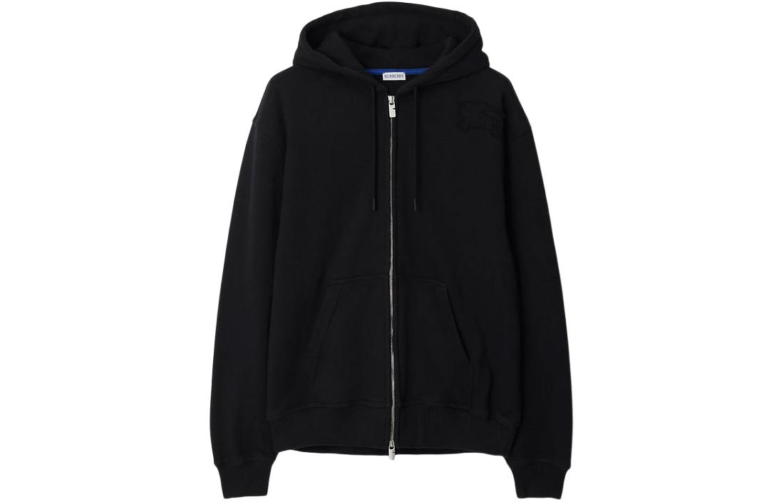 Order Sudadera Negra Burberry Holgada con Logo de Caballero Ecuestre. 80849801