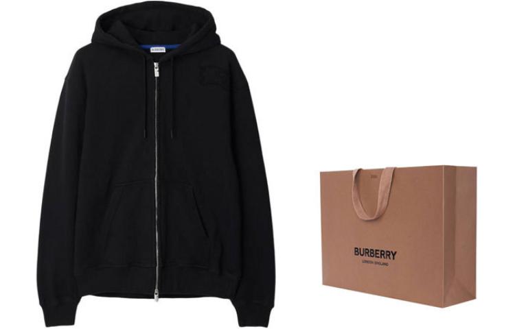 Lookbook Sudadera Negra Burberry Holgada con Logo de Caballero Ecuestre. 80849801