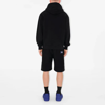 Burberry 黑色寬鬆版連帽衫搭配騎士徽標。 80849801 Purchase Burberry 黑色寬鬆版連帽衫搭配騎士徽標。 80849801