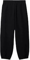 Order Burberry Black Loose Fit Knit Sweatpants with Equestrian Knight Design. 80849751