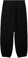 Lookbook Burberry Black Loose Fit Knit Sweatpants with Equestrian Knight Design. 80849751