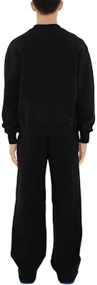 Burberry Seluar Knit Longgar Hitam dengan Rekaan Kesatria Equestrian. 80849751 Purchase Burberry Seluar Knit Longgar Hitam dengan Rekaan Kesatria Equestrian. 80849751