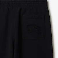 Sizing Burberry Black Loose Fit Knit Sweatpants with Equestrian Knight Design. 80849751