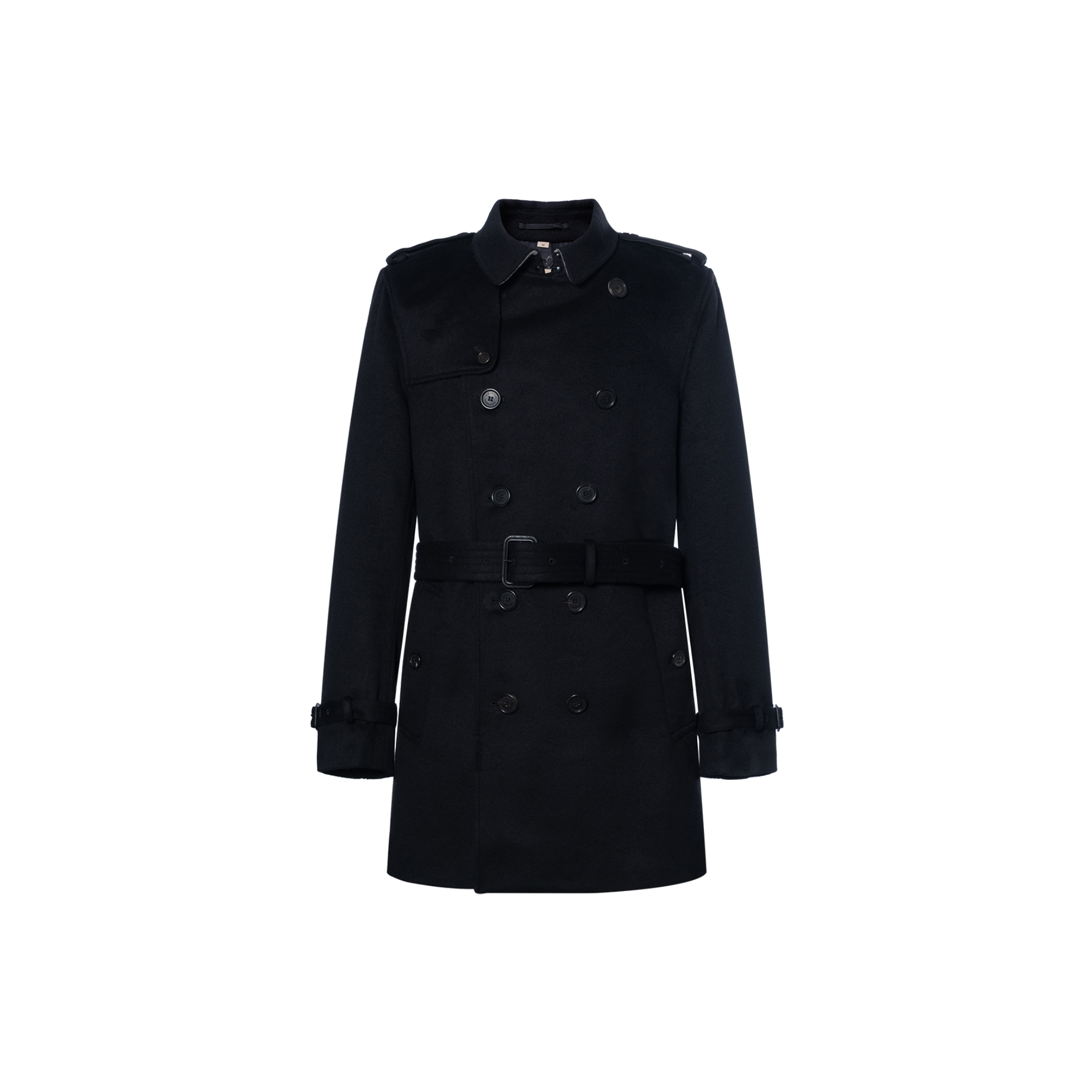 Burberry  Black Mid-Length Trench Coat 40162731