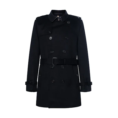 Burberry Black Mid-Length Trench Coat 40162731