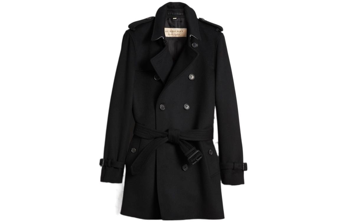 Burberry  Black Mid-Length Trench Coat 40162731 圖 2