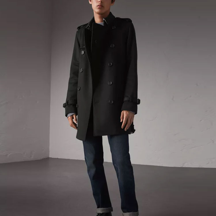 Burberry  Black Mid-Length Trench Coat 40162731 圖 3