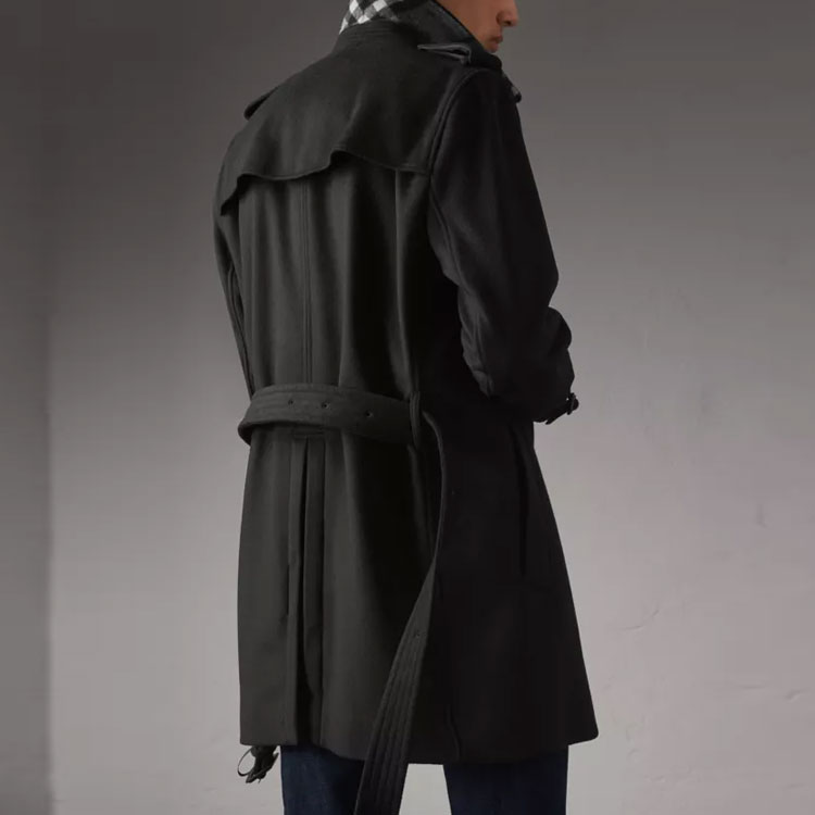 Burberry  Black Mid-Length Trench Coat 40162731 圖 4