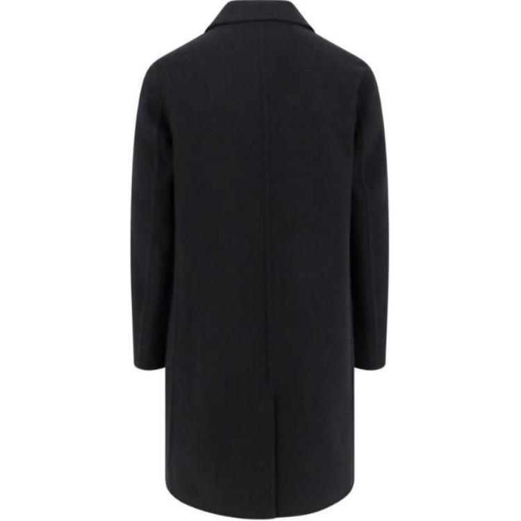 Burberry  Black Mid-Length Trench Coat with Single Breasted Design. 80939001 圖 3