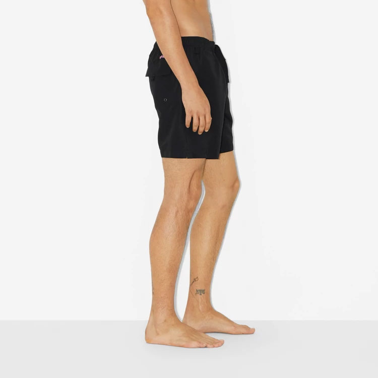 Purchase Burberry  Black Oak Leaf Drawstring Swim Shorts. 80716011