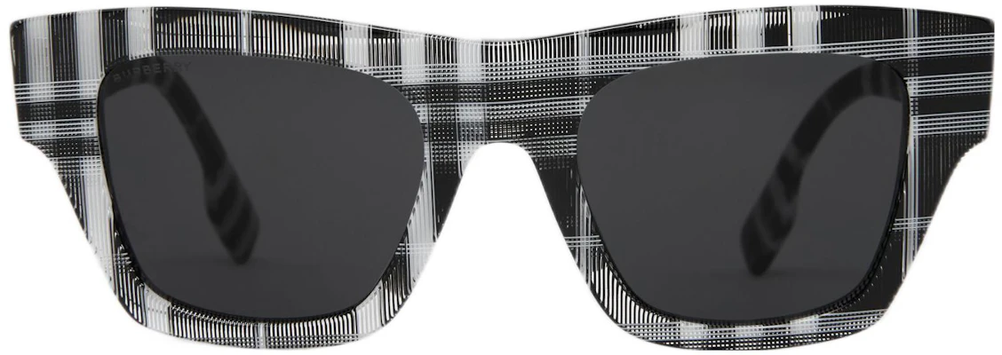 Burberry Black Plaid Square Sunglasses Fashion Casual Style. 40823051 Buy Burberry Black Plaid Square Sunglasses Fashion Casual Style. 40823051