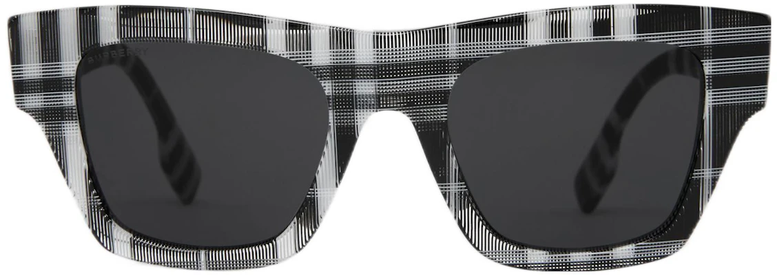 Burberry Black Plaid Square Sunglasses Fashion Casual Style. 40823051 Order Burberry Black Plaid Square Sunglasses Fashion Casual Style. 40823051