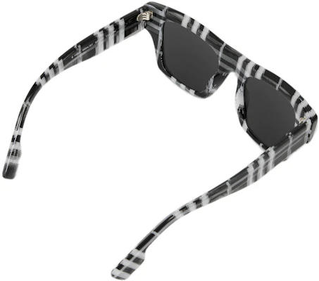 Burberry Black Plaid Square Sunglasses Fashion Casual Style. 40823051 Lookbook Burberry Black Plaid Square Sunglasses Fashion Casual Style. 40823051
