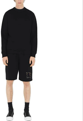 버버리 블랙 크루넥 맨투맨 긴팔 스웻셔츠 80706801 Shop 버버리 블랙 크루넥 맨투맨 긴팔 스웻셔츠 80706801