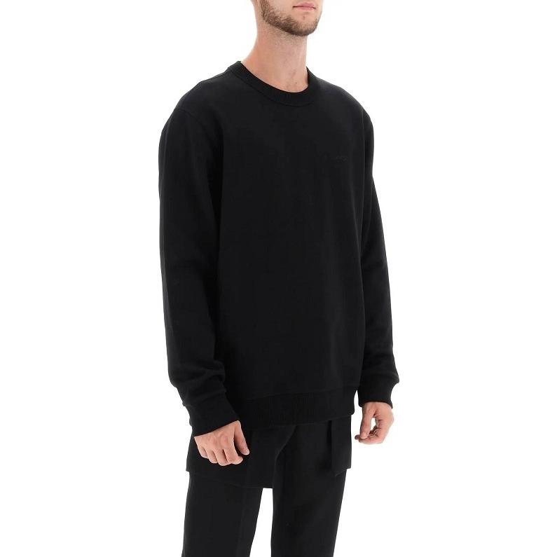 Details for 버버리 블랙 크루넥 맨투맨 긴팔 스웻셔츠 80706801