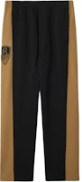 Burberry Black Relaxed Fit Elastic Waist Pants with Shield Embroidery 80990811 Burberry Black Relaxed Fit Elastic Waist Pants with Shield Embroidery 80990811