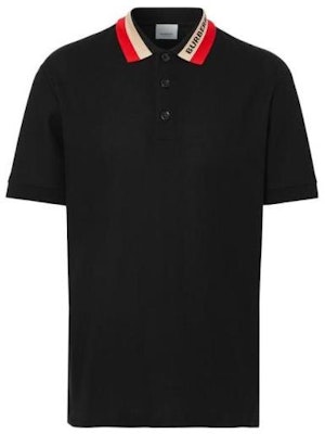 Burberry Polo Negro de Manga Corta con Logo de Letras. 8039265A1189 Order Burberry Polo Negro de Manga Corta con Logo de Letras. 8039265A1189