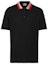 Order Burberry Polo Negro de Manga Corta con Logo de Letras. 8039265A1189
