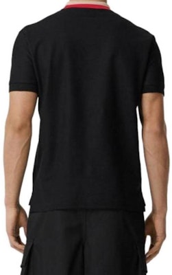 Burberry Polo Negro de Manga Corta con Logo de Letras. 8039265A1189 Shop Burberry Polo Negro de Manga Corta con Logo de Letras. 8039265A1189