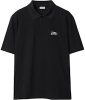 Burberry Black Short Sleeve Polo with Letter Logo Print. 80942561 Burberry Black Short Sleeve Polo with Letter Logo Print. 80942561