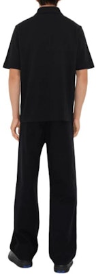 Burberry Black Short Sleeve Polo with Letter Logo Print. 80942561 Shop Burberry Black Short Sleeve Polo with Letter Logo Print. 80942561