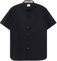 博柏利 黑色短袖单排扣衬衫 80795961 Order 博柏利 黑色短袖单排扣衬衫 80795961