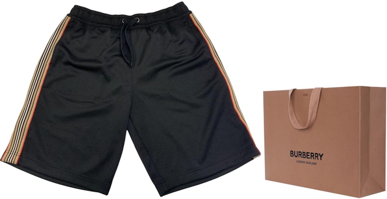 Burberry Black Side Stripe Drawstring Casual Shorts. 80710651 Shop Burberry Black Side Stripe Drawstring Casual Shorts. 80710651