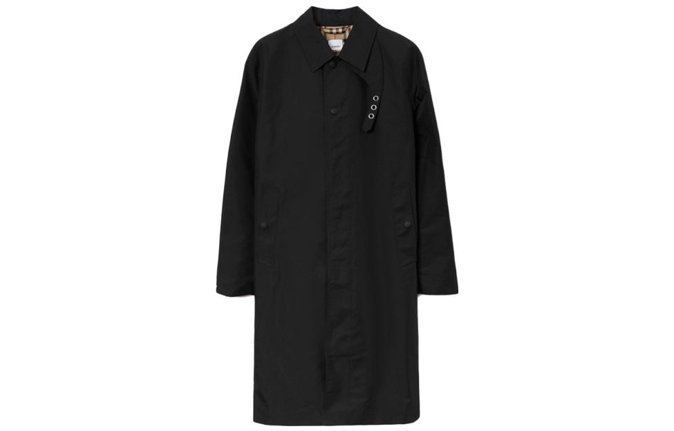 Burberry  Black Single-Breasted Long Sleeve Trench Coat. 80746871 圖 2