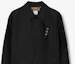 Lookbook Burberry Mantel Hitam Lengan Panjang Single-Breasted Trench Coat. 80746871