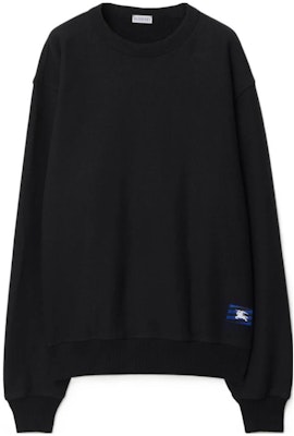 Burberry Black Solid Color Logo Sweatshirt. 80820931 Order Burberry Black Solid Color Logo Sweatshirt. 80820931