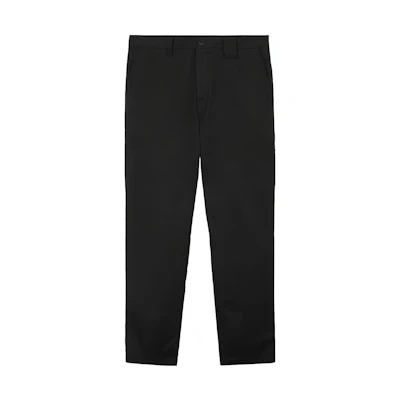 Burberry Black Solid Color Straight-Leg Zipper Casual Pants 80706081