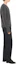 Lookbook Burberry Black Solid Color Straight-Leg Zipper Casual Pants 80706081
