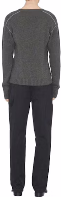 Burberry Black Solid Color Straight-Leg Zipper Casual Pants 80706081 Shop Burberry Black Solid Color Straight-Leg Zipper Casual Pants 80706081