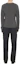 Shop Burberry Black Solid Color Straight-Leg Zipper Casual Pants 80706081