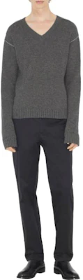 Burberry Black Solid Color Straight-Leg Zipper Casual Pants 80706081 Details for Burberry Black Solid Color Straight-Leg Zipper Casual Pants 80706081