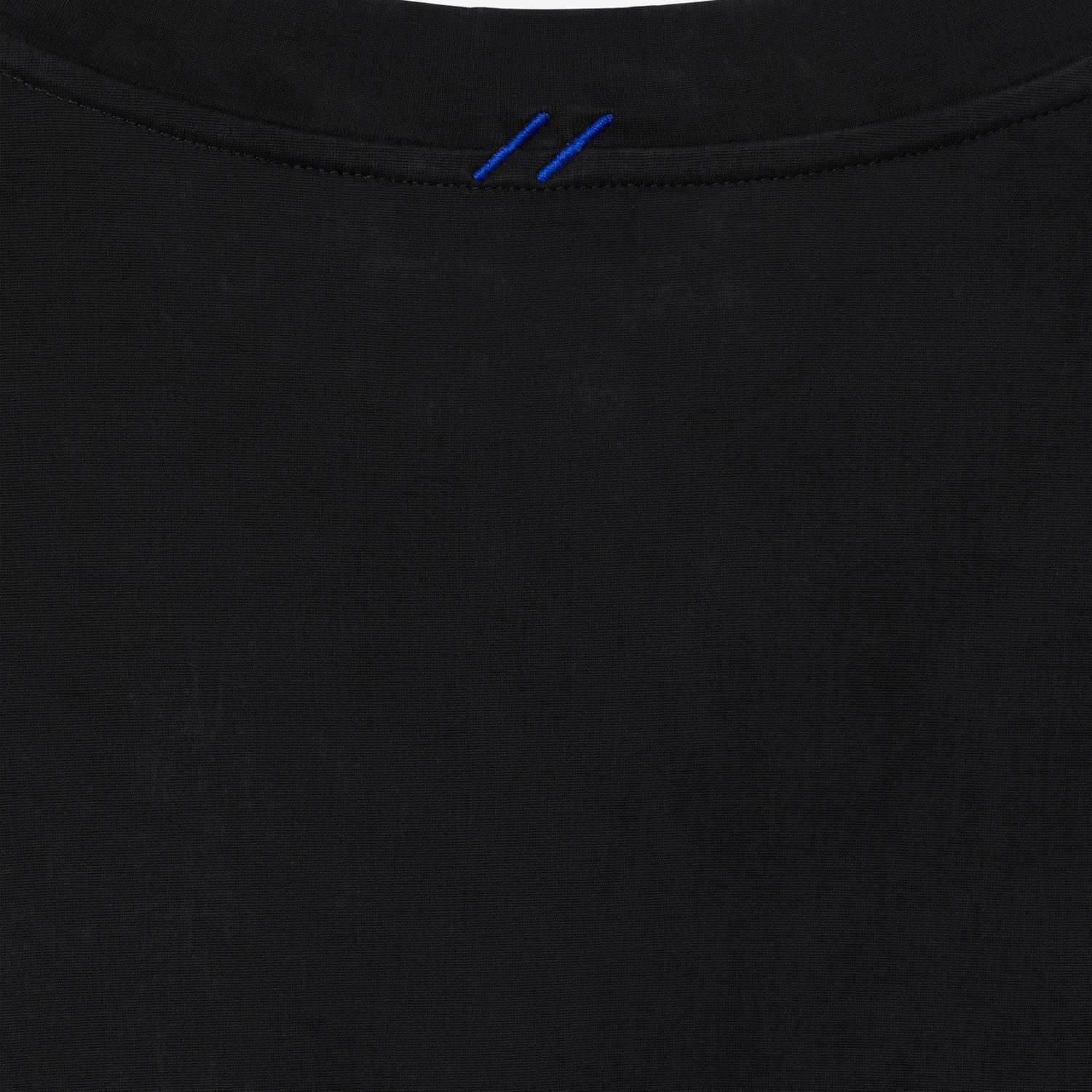 Burberry  Black Solid Color Stretch Crew Neck Casual T-Shirt. 80872081 圖 8