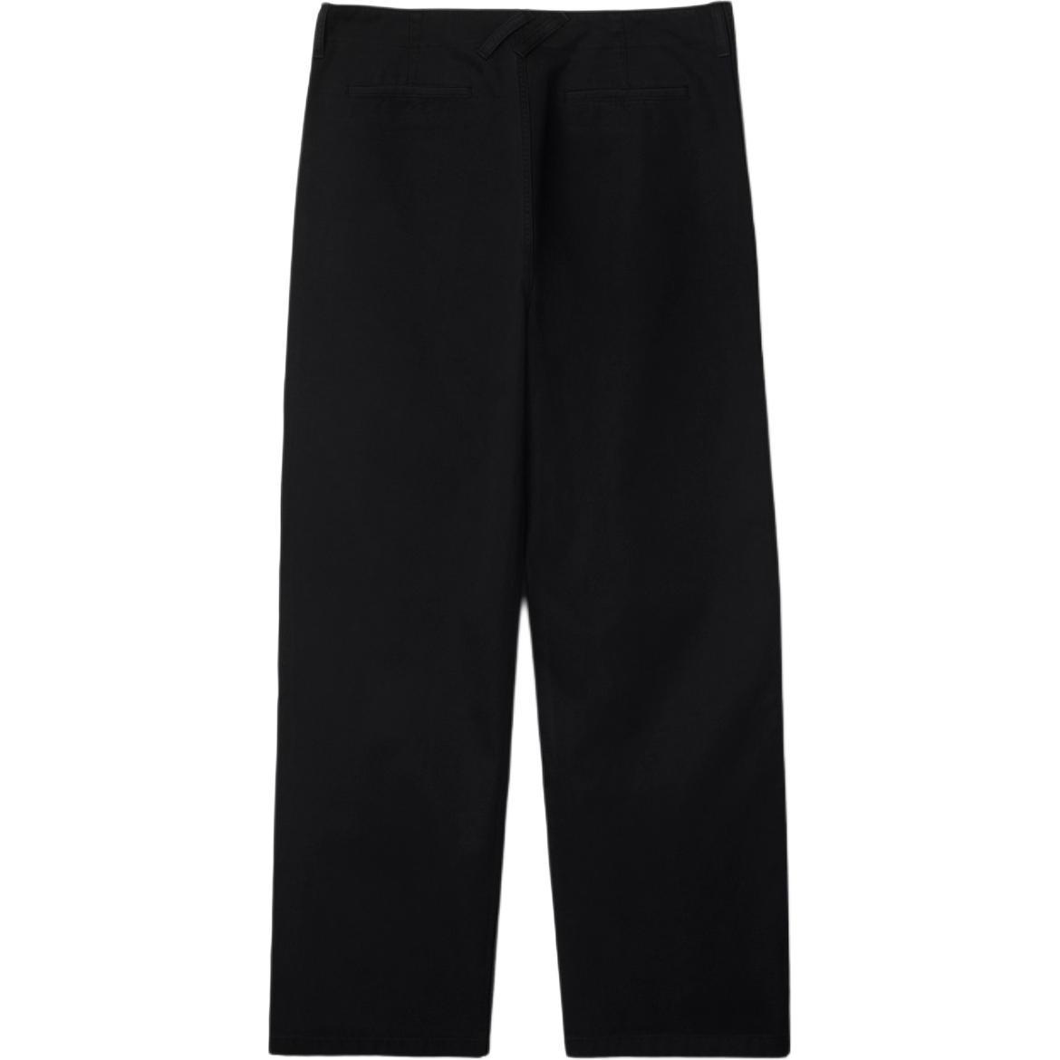 Lookbook Burberry Celana Panjang Kasual Hitam Polos dengan Resleting. 80836191