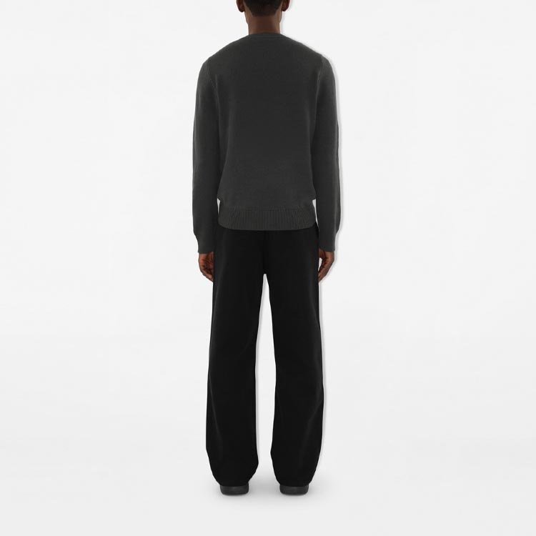 Purchase Burberry Celana Panjang Kasual Hitam Polos dengan Resleting. 80836191