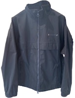 Burberry Black Solid Letter Print Zip-Up Jacket 80663671 Burberry Black Solid Letter Print Zip-Up Jacket 80663671