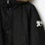 Cheap Burberry Black Solid Logo Hooded Zip-Up Down Jacket 80915651