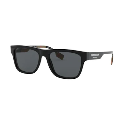 BURBERRY Black Square Fashion Sunglasses - Excellence Series. 0BE4293F-377381