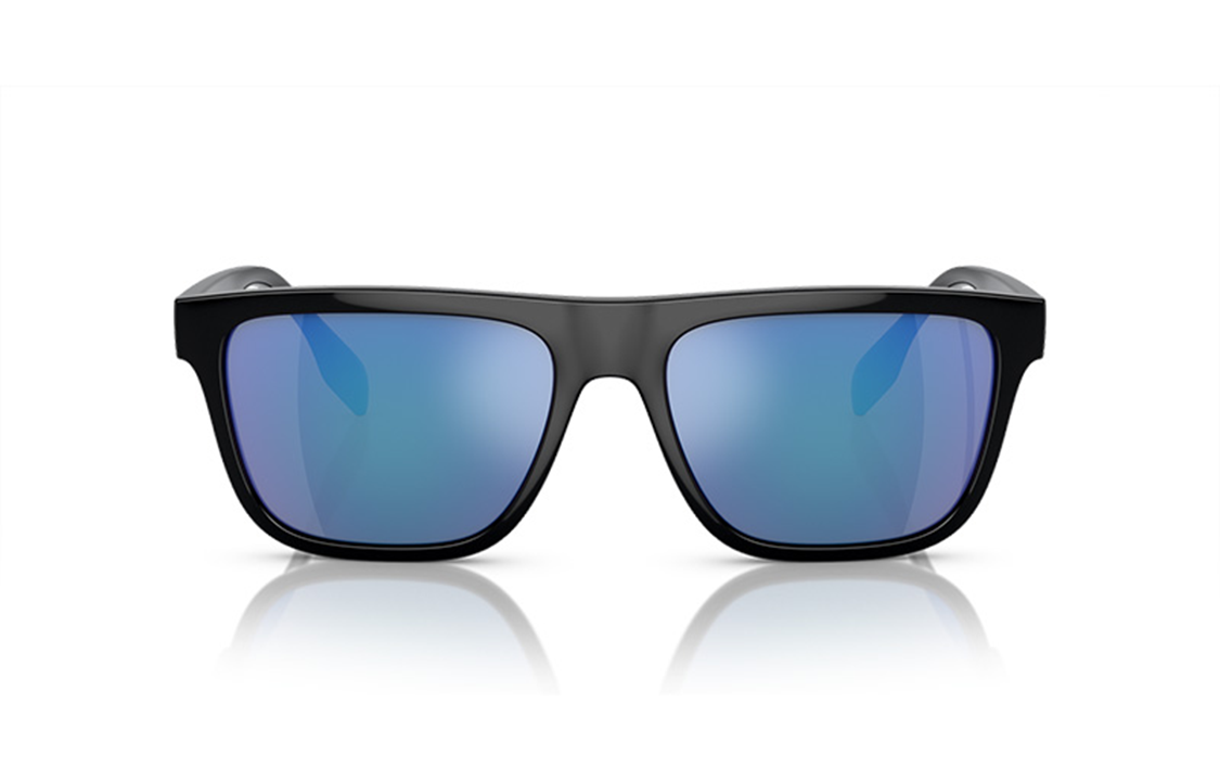 Lookbook Kacamata Hitam Burberry Persegi dengan Logo Relief di Tangkai 0BE4402U-300155