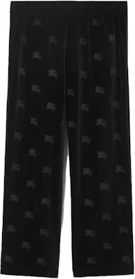 Burberry Black Straight Fit Casual Pants with Embroidered Knight Logo. 80700011 Buy Burberry Black Straight Fit Casual Pants with Embroidered Knight Logo. 80700011