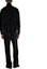 Shop Burberry Black Straight Fit Casual Pants with Embroidered Knight Logo. 80700011