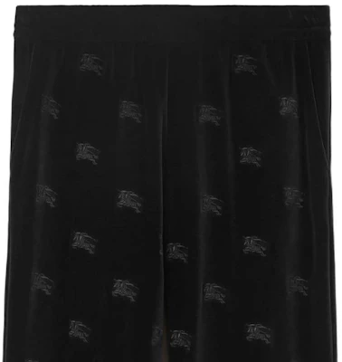 Burberry Black Straight Fit Casual Pants with Embroidered Knight Logo. 80700011 Details for Burberry Black Straight Fit Casual Pants with Embroidered Knight Logo. 80700011