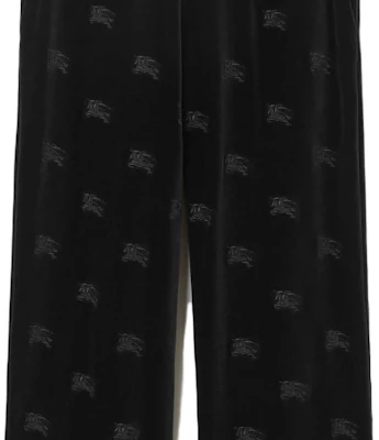Burberry Black Straight Fit Casual Pants with Embroidered Knight Logo. 80700011 Sizing Burberry Black Straight Fit Casual Pants with Embroidered Knight Logo. 80700011