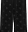 Sizing Burberry Black Straight Fit Casual Pants with Embroidered Knight Logo. 80700011